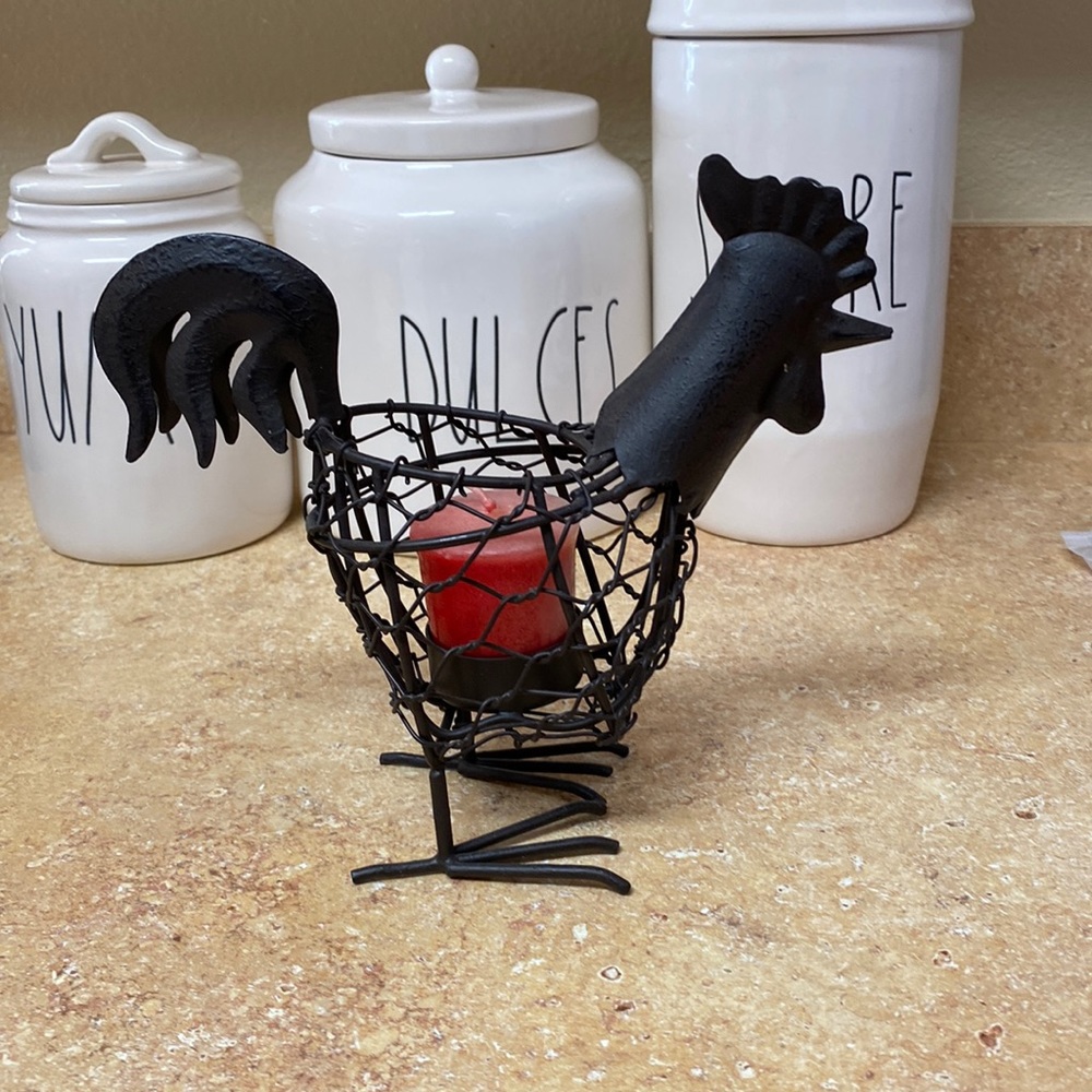 Rooster Candle Holder
